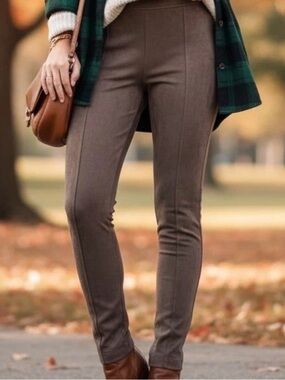 Andrew Marc Women’s Faux Suede Pull On Leggings